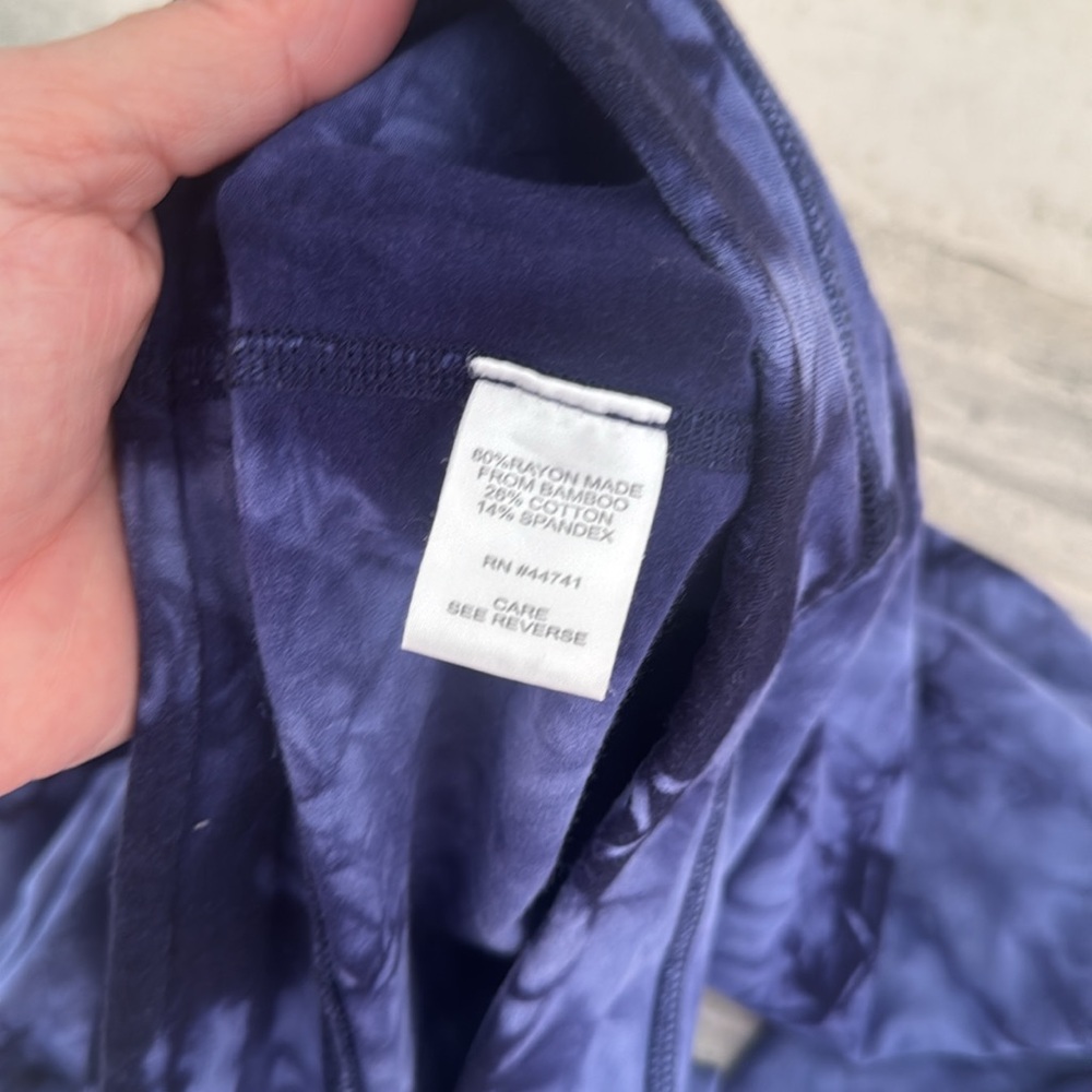 BLOOM Navy Tie Dye Leggings - Size Small - Picture 9 of 13